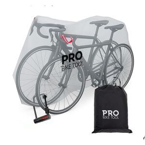 PRO BIKE TOOL Bicycle Cover - Transparent PVC Waterproof Bag  XXL SIZE -UP TO 3